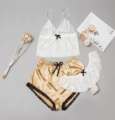 Ensemble de shorts en dentelle,