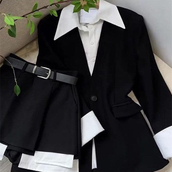 Veste  Et Jupe-Culotte Assortie